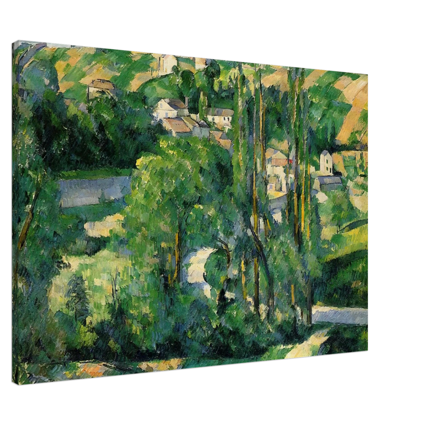 Paul Cezanne - Cote du Galet, at Pontoise Canvas - 20x30 cm / 8x12 inches-canvas