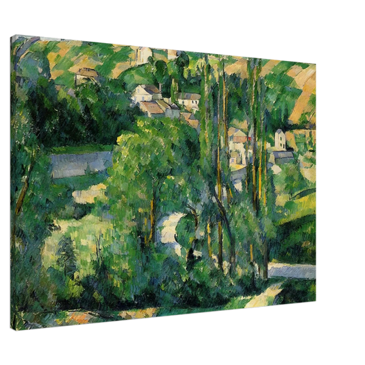 Paul Cezanne - Cote du Galet, at Pontoise Canvas - 20x30 cm / 8x12 inches-canvas