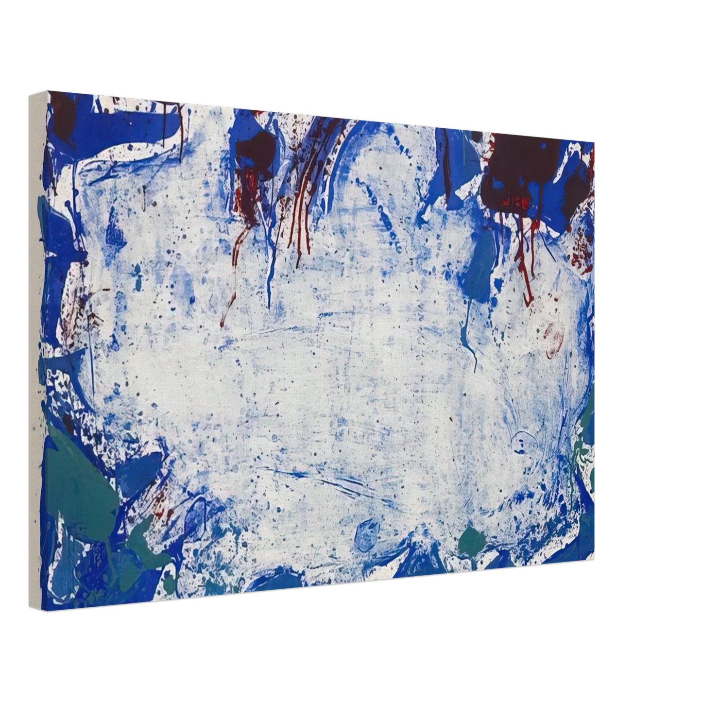 Sam Francis - Happy Death Stone Canvas - 70x100 cm / 28x40 inches-canvas
