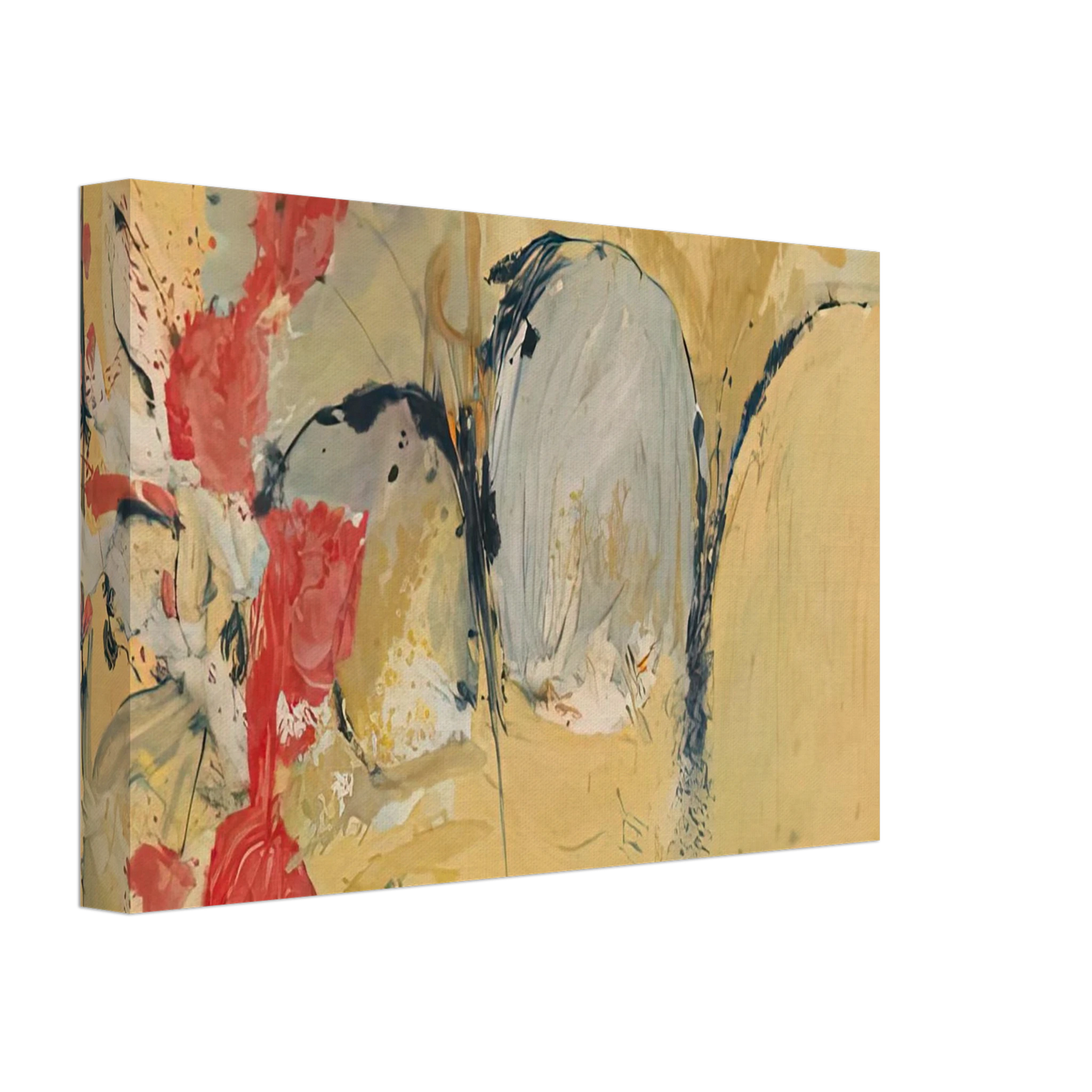 Helen Frankenthaler - Large Abstract Still Life, 1951- Canvas - 40x60 cm / 16x24 inches-canvas