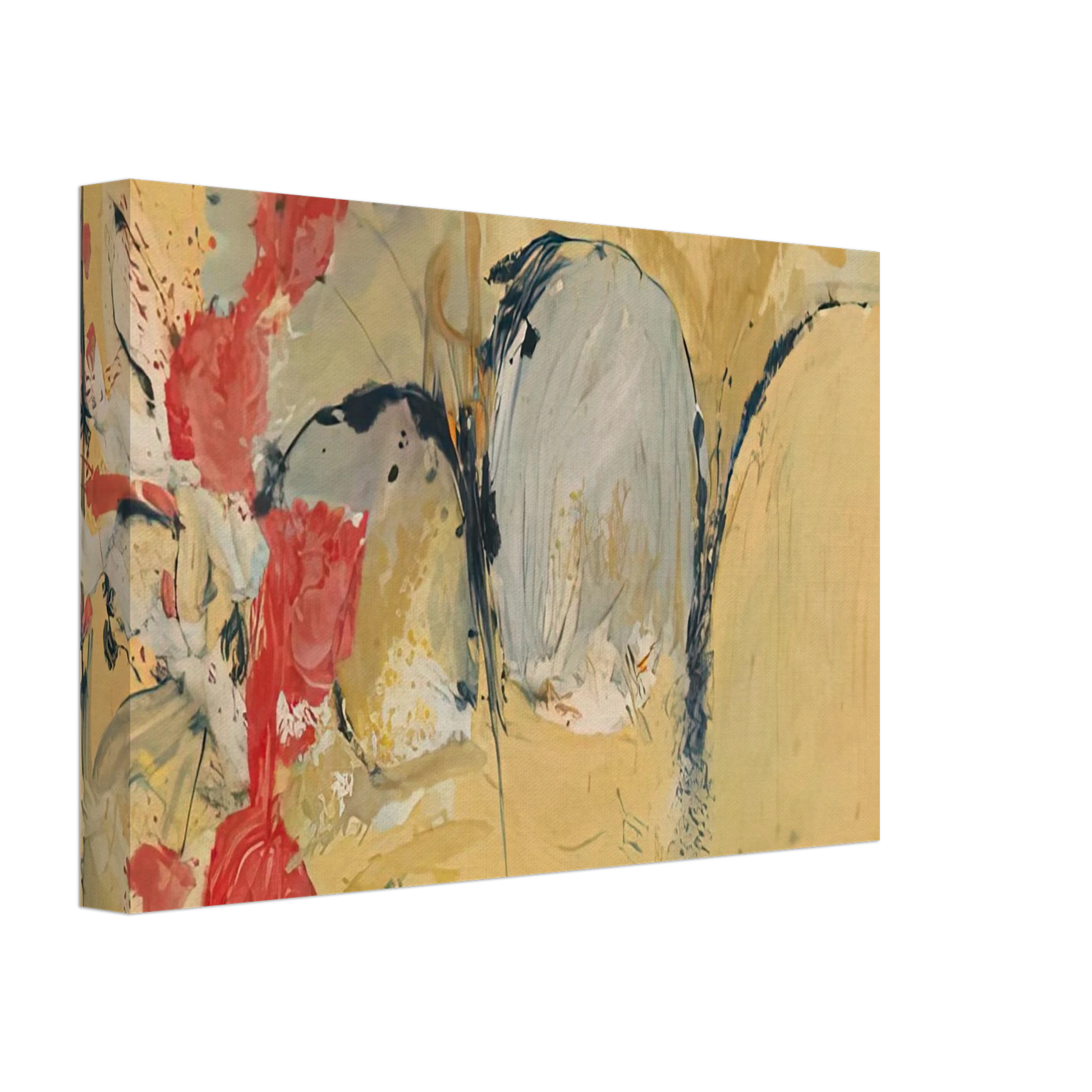 Helen Frankenthaler - Large Abstract Still Life, 1951- Canvas - 40x60 cm / 16x24 inches-canvas