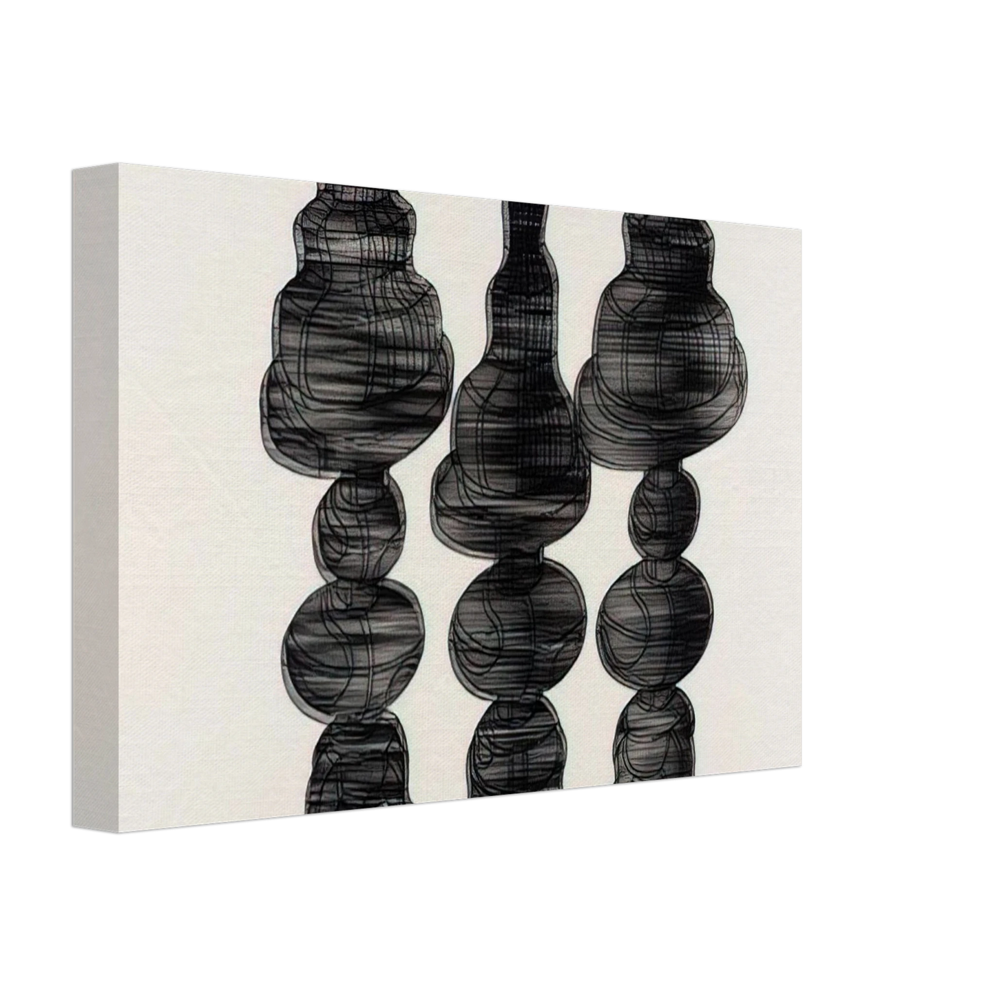 Dieter Roth - 3 Cakes on Swivel Chairs - 1971 Canvas - 70x100 cm / 28x40 inches-canvas