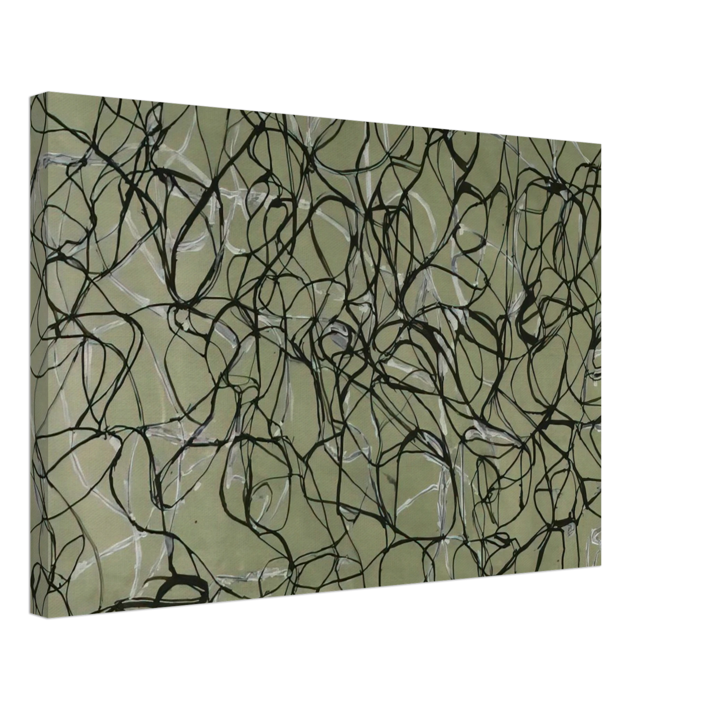 Brice Marden - Bridge Study - 1991 Canvas - 70x100 cm / 28x40 inches-canvas