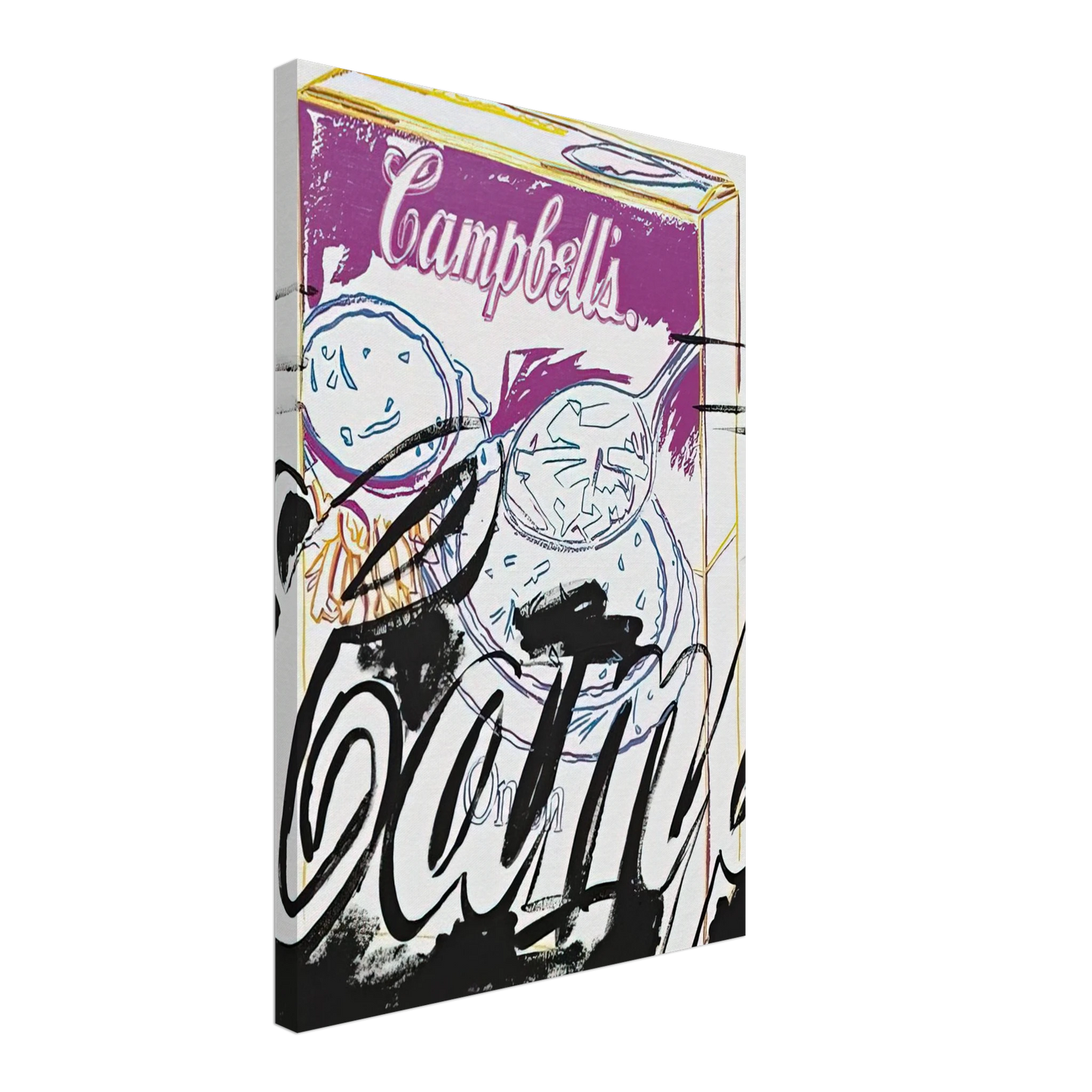Andy Warhol - Campell's Onion Soup Box Canvas - 40x60 cm / 16x24 inches-canvas