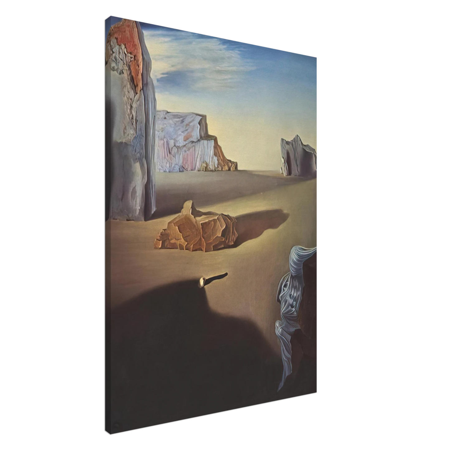 Salvador Dali - SHADES OF NIGHT DESCENDING Canvas - 20x30 cm / 8x12 inches-canvas
