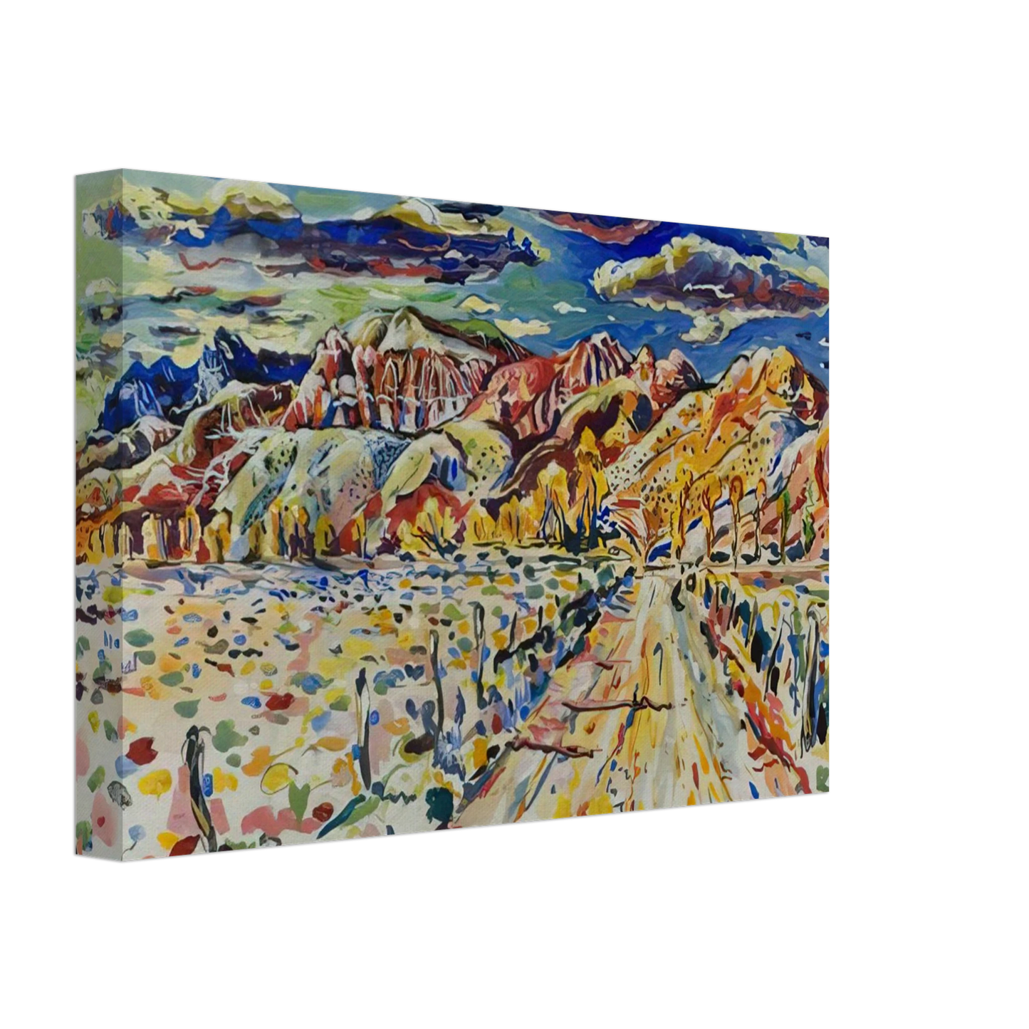 Ivan Albright - RANCH WYOMING 1946 Canvas - 70x100 cm / 28x40 inches-canvas