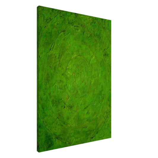 Jasper Johns - GREEN TARGET Canvas - 20x30 cm / 8x12 inches-canvas