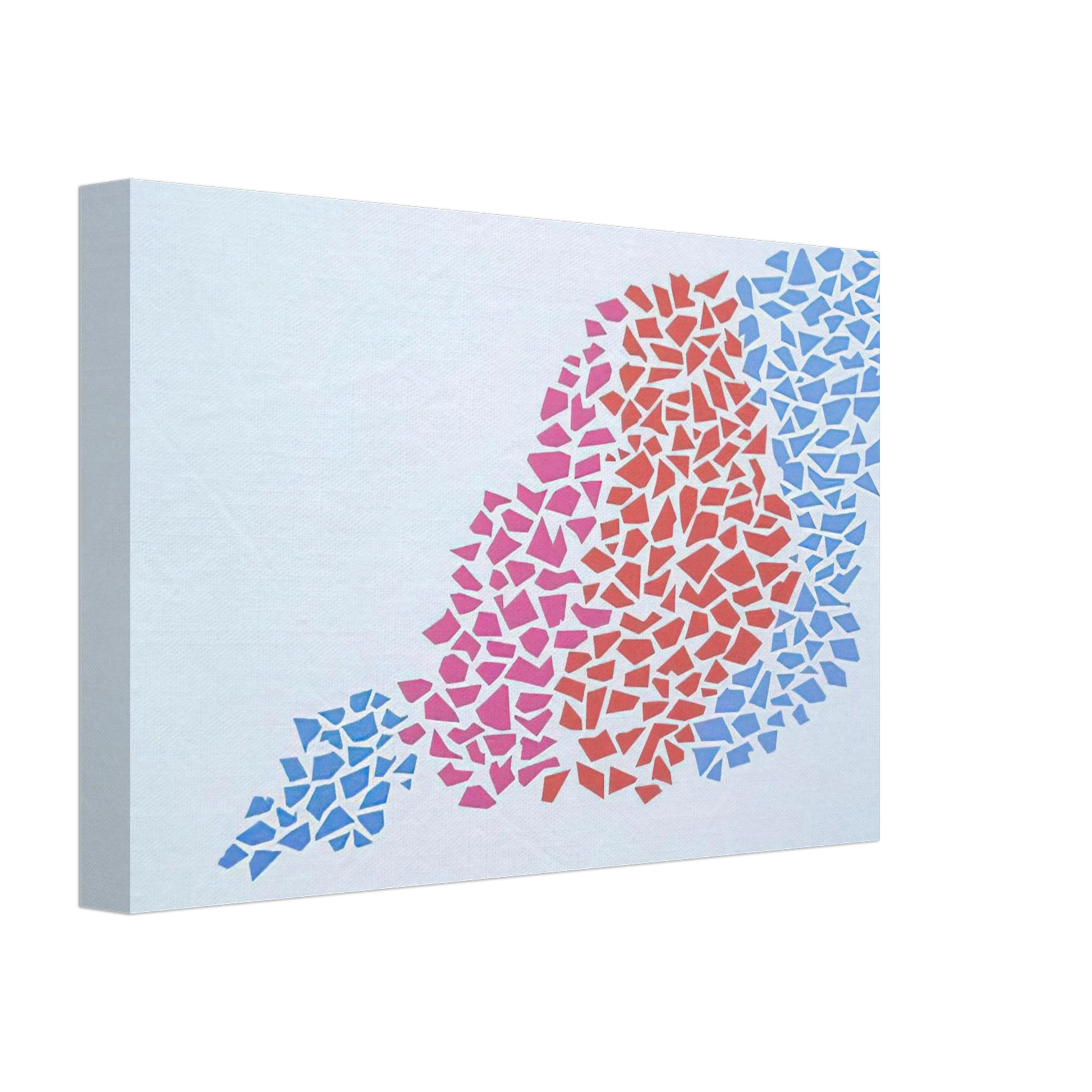 Robert Goodnough - Confetti Pattern Portfolio #2 - 1973 Canvas - 40x60 cm / 16x24 inches-canvas