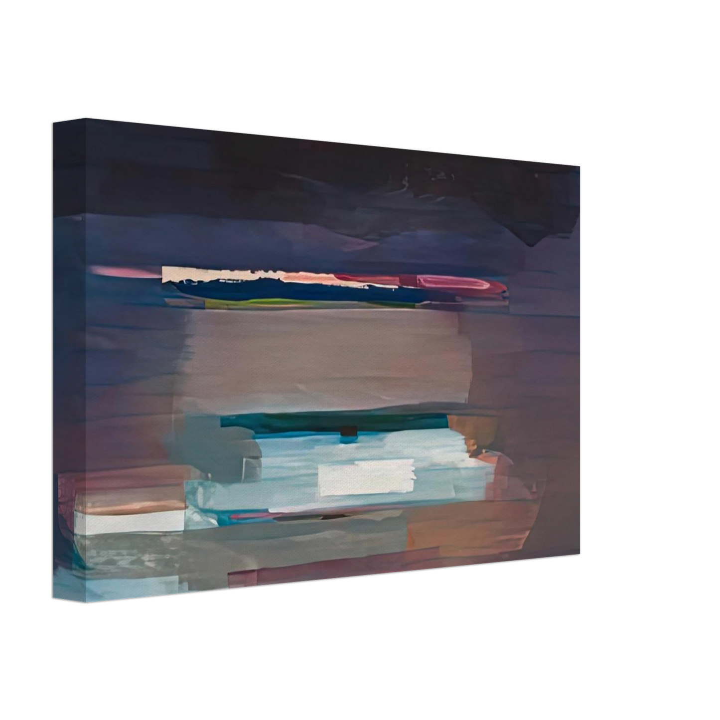 Helen Frankenthaler - Viewpoint I, 1974- Canvas - 40x60 cm / 16x24 inches-canvas