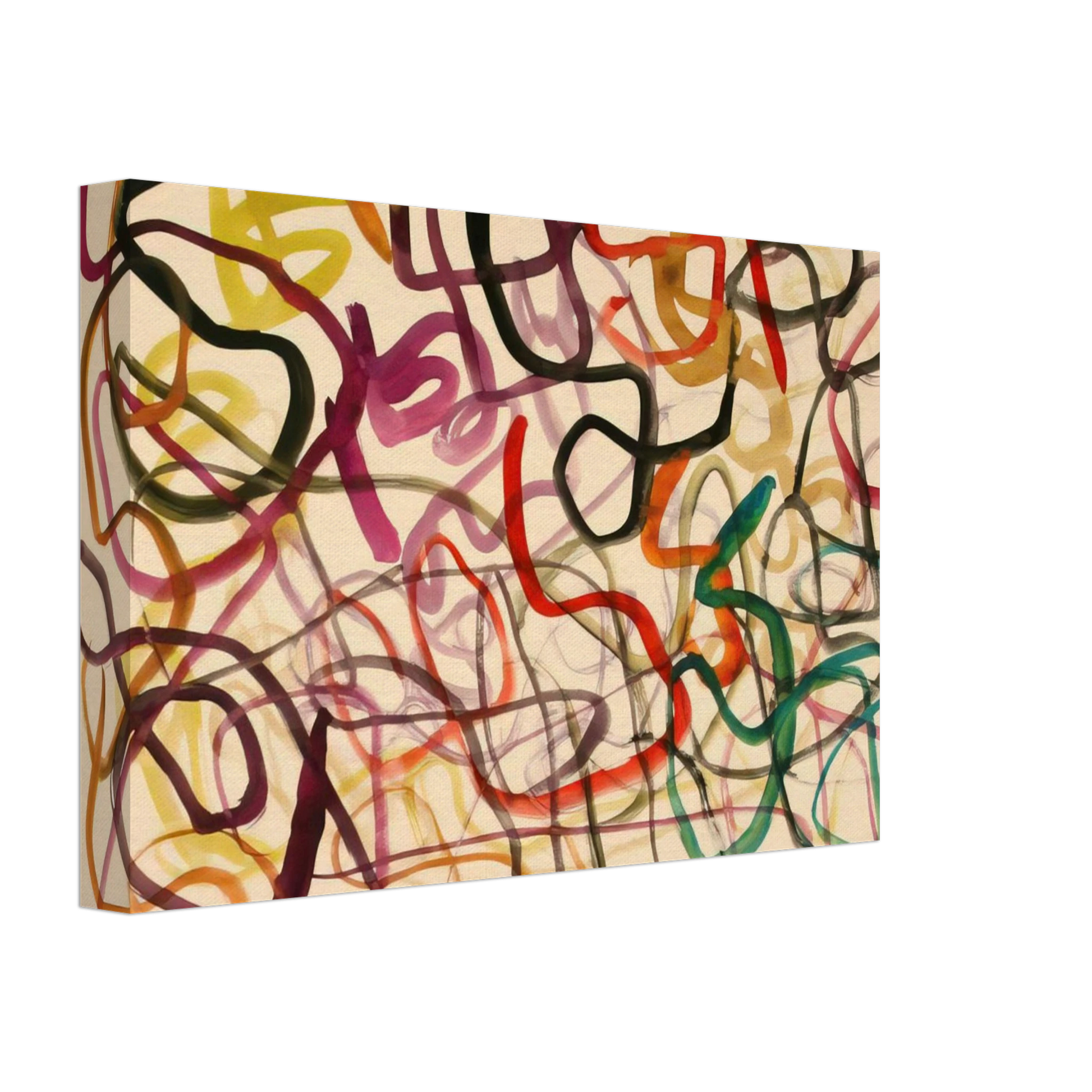 William Saroyan - #21 Saturday October 17, 1964 Fresno - 1964 Canvas - 40x60 cm / 16x24 inches-canvas