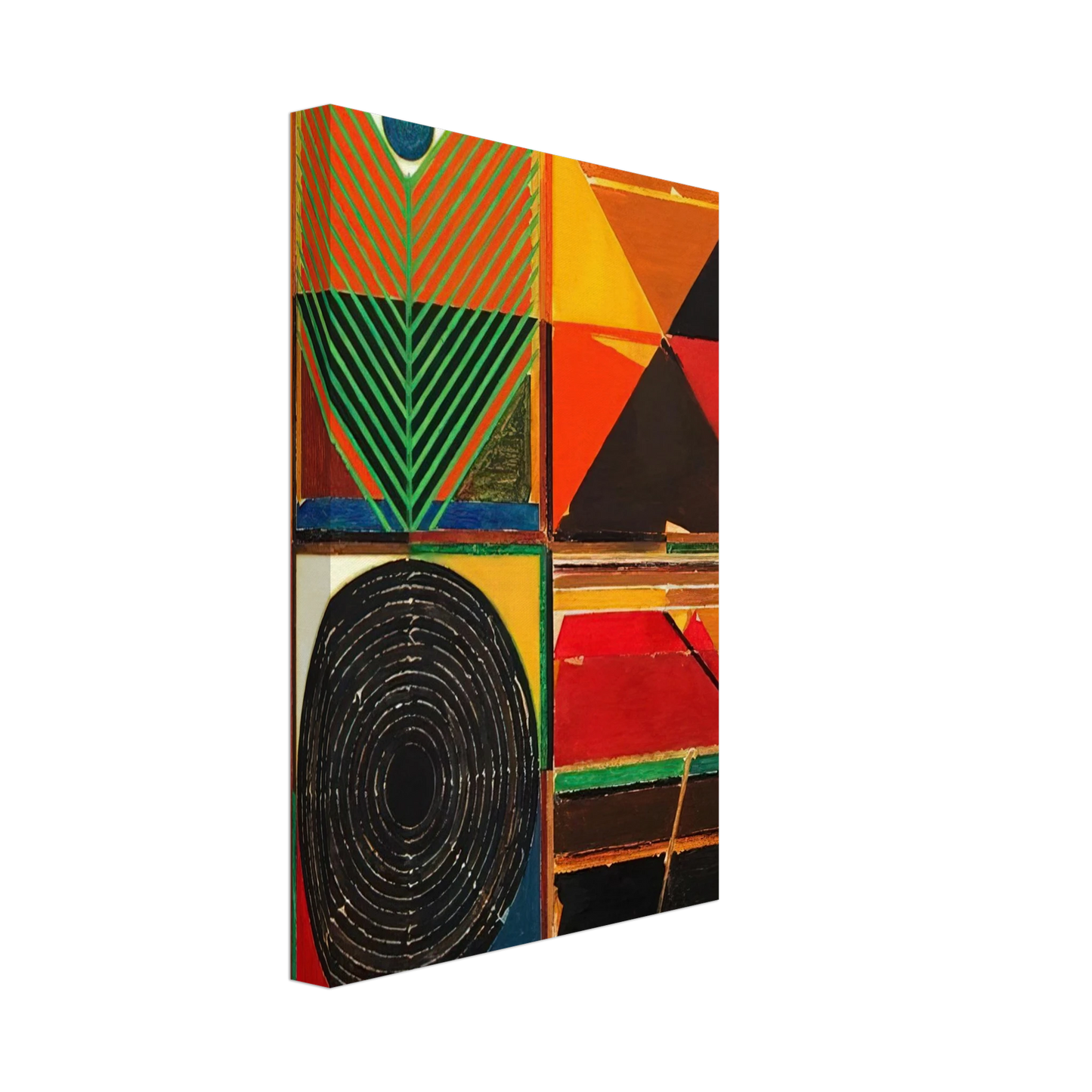 S. H. Raza - Ankuran - 1987 Canvas - 70x100 cm / 28x40 inches-canvas