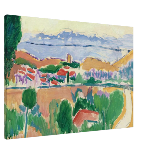 Henri Matisse - VUE DE COLLIOURE 1906 Canvas - 20x30 cm / 8x12 inches-canvas