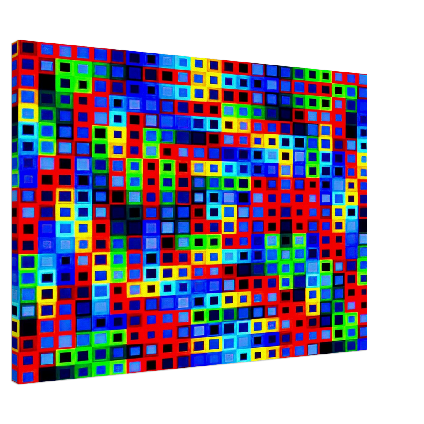 Victor Vasarely - Orion-K - 1972 Canvas - 20x30 cm / 8x12 inches-canvas