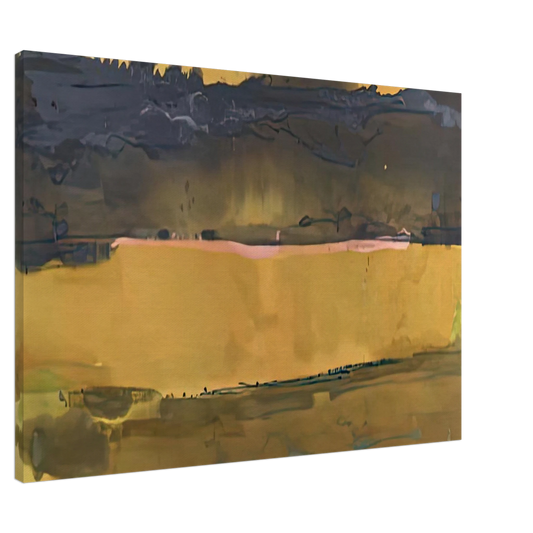 Helen Frankenthaler - Shippan October, 1981- Canvas - 20x30 cm / 8x12 inches-canvas