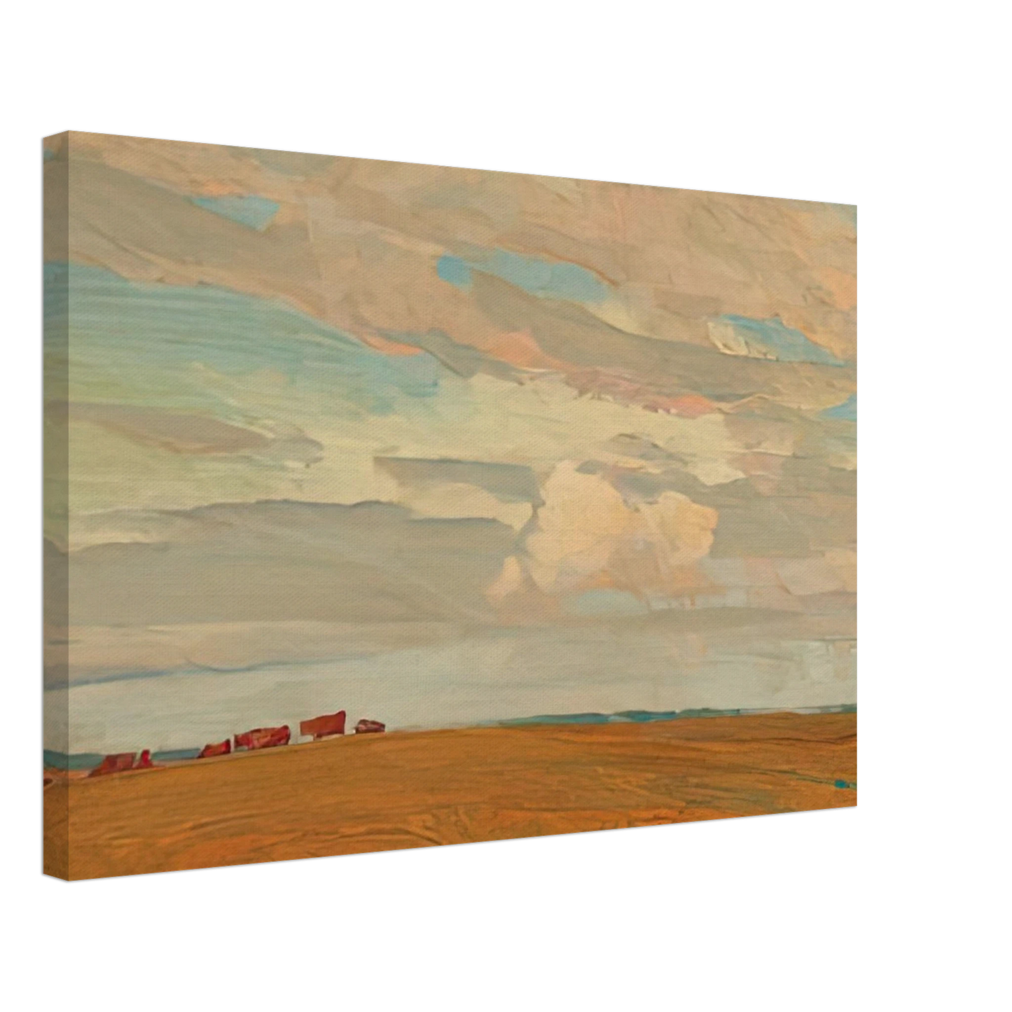 Maynard Dixon - PRAIRIE SAND HILL CAMP MAY 1921 1921 Canvas - 70x100 cm / 28x40 inches-canvas