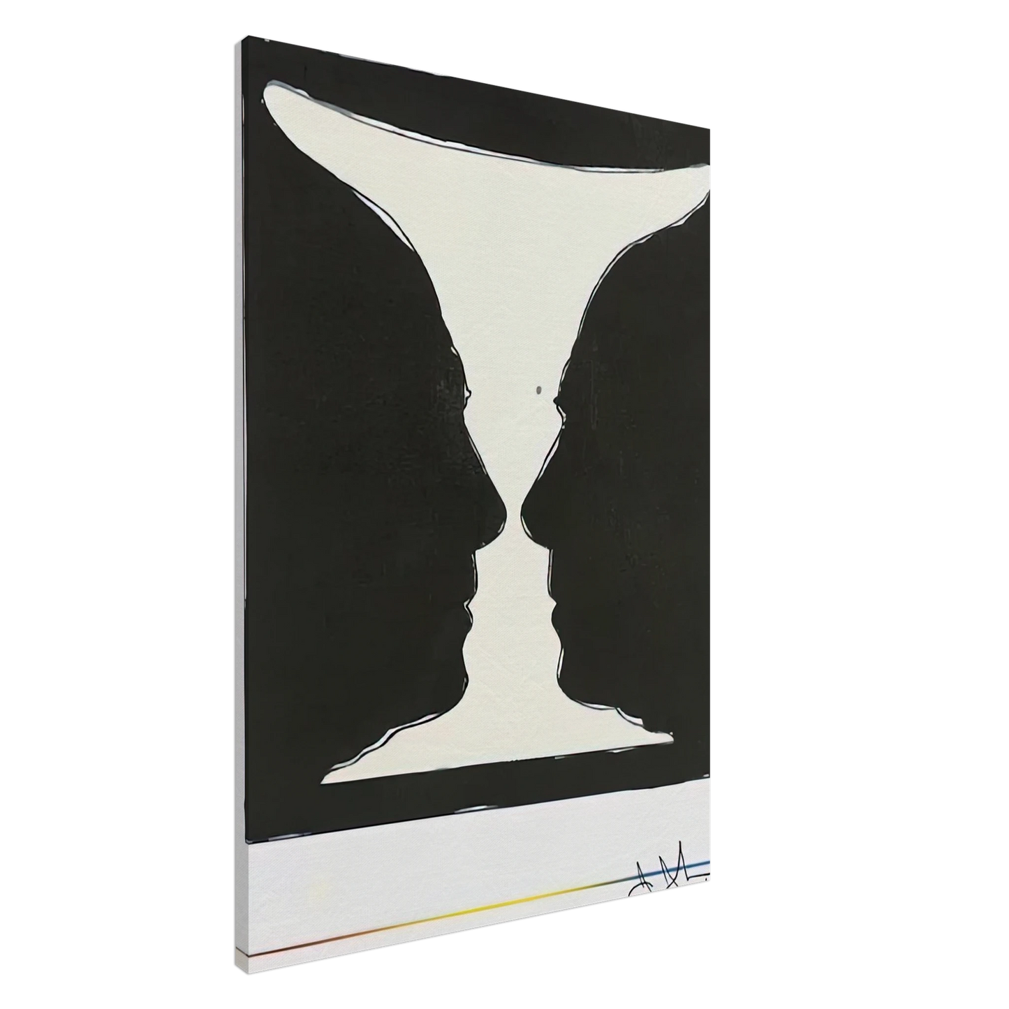 Jasper Johns - CUP 2 PICASSO 1973 Canvas - 20x30 cm / 8x12 inches-canvas