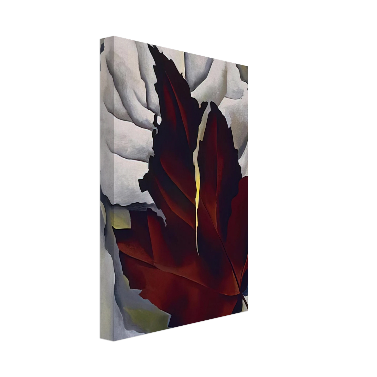 Georgia O'Keeffe - Pattern of Leaves Canvas - 40x60 cm / 16x24 inches-canvas