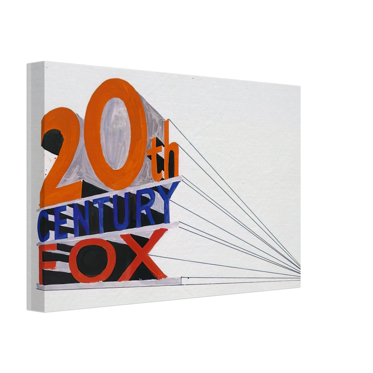 Edward Ruscha - TRADEMARK 4 1962 Canvas - 40x60 cm / 16x24 inches-canvas