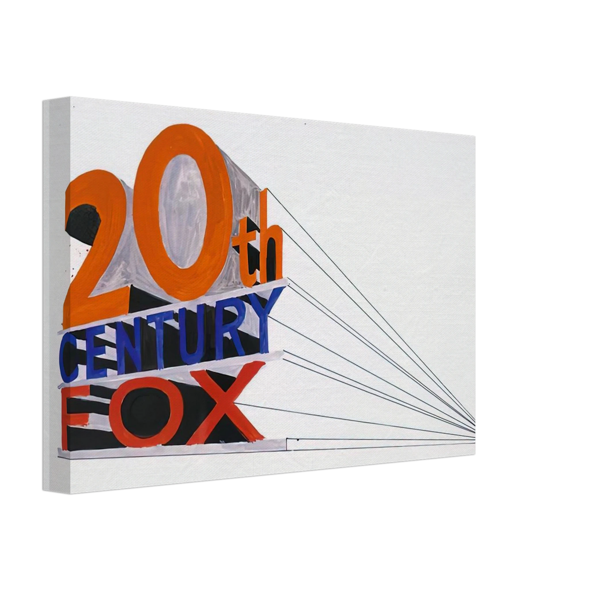 Edward Ruscha - TRADEMARK 4 1962 Canvas - 40x60 cm / 16x24 inches-canvas