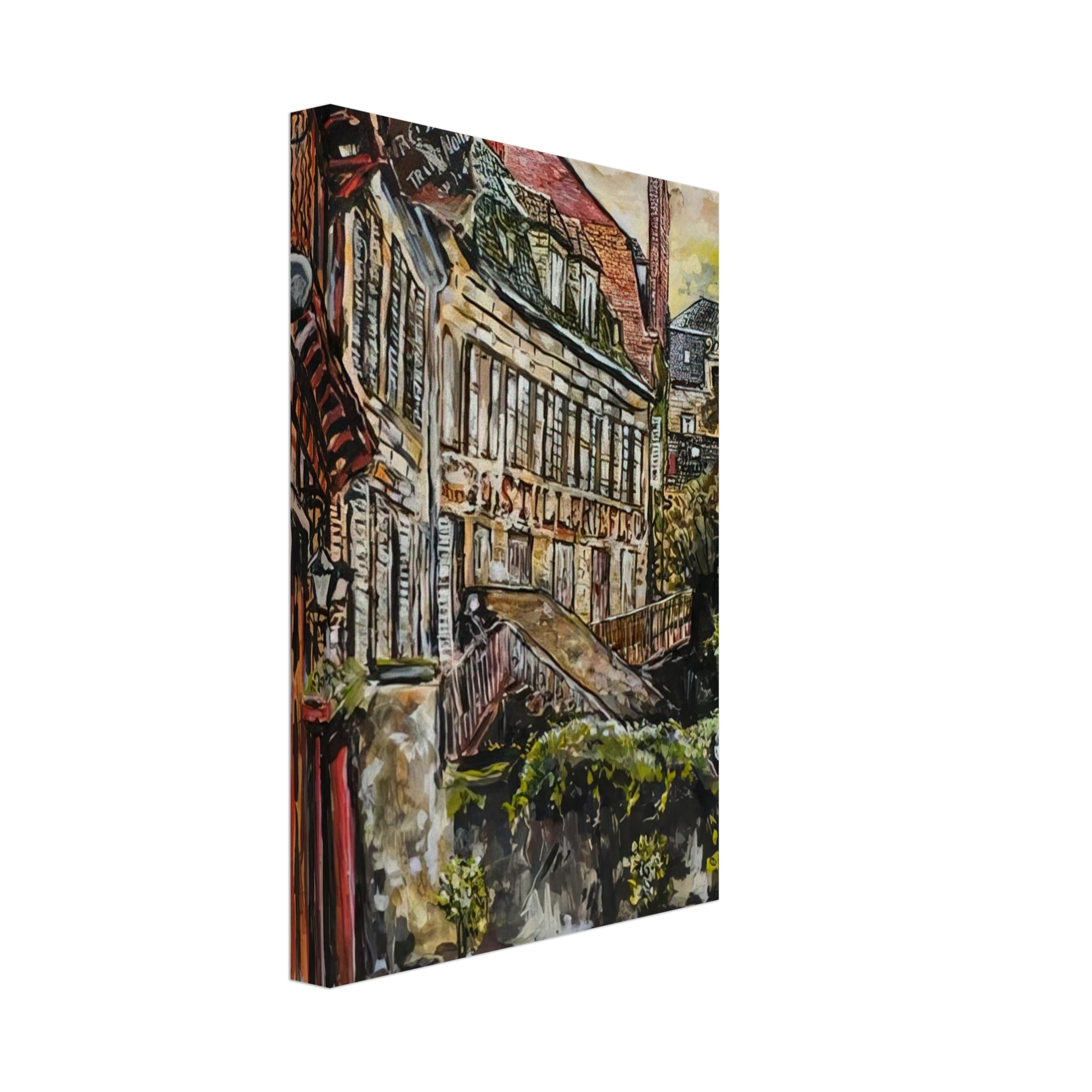 Ivan Albright - BRIEVE 1960 Canvas - 40x60 cm / 16x24 inches-canvas