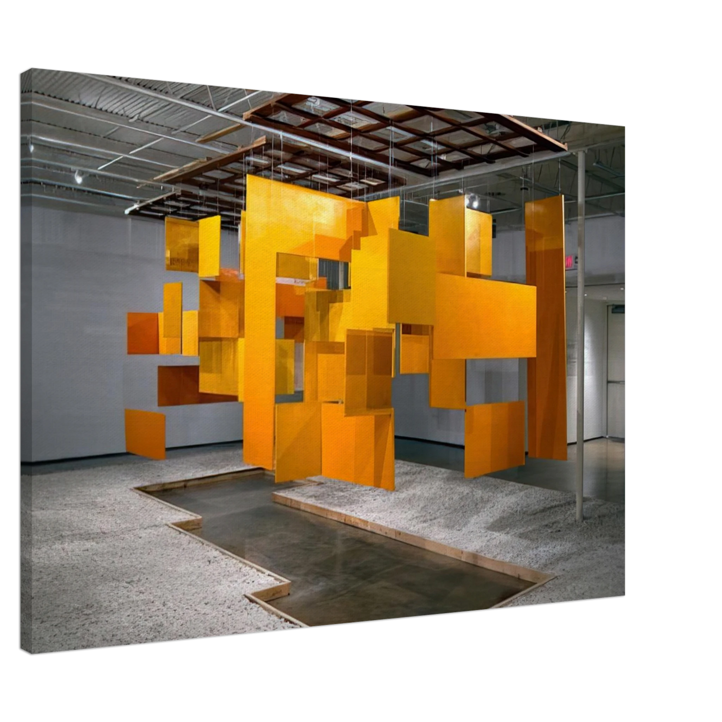 Helio Oiticica - Grand Nucleus Canvas - 20x30 cm / 8x12 inches-canvas