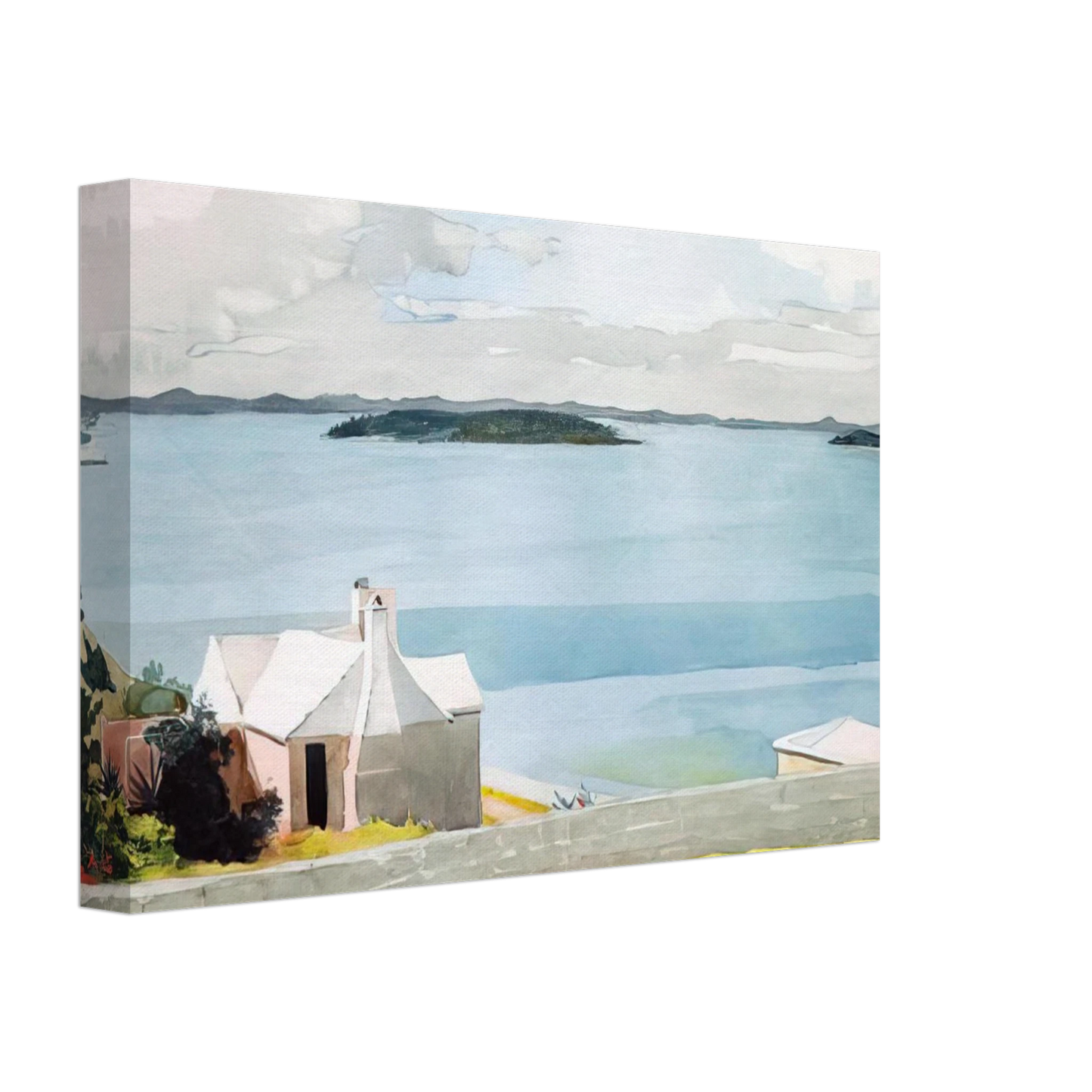 Winslow Homer - INLAND WATER BERMUDA Canvas - 40x60 cm / 16x24 inches-canvas