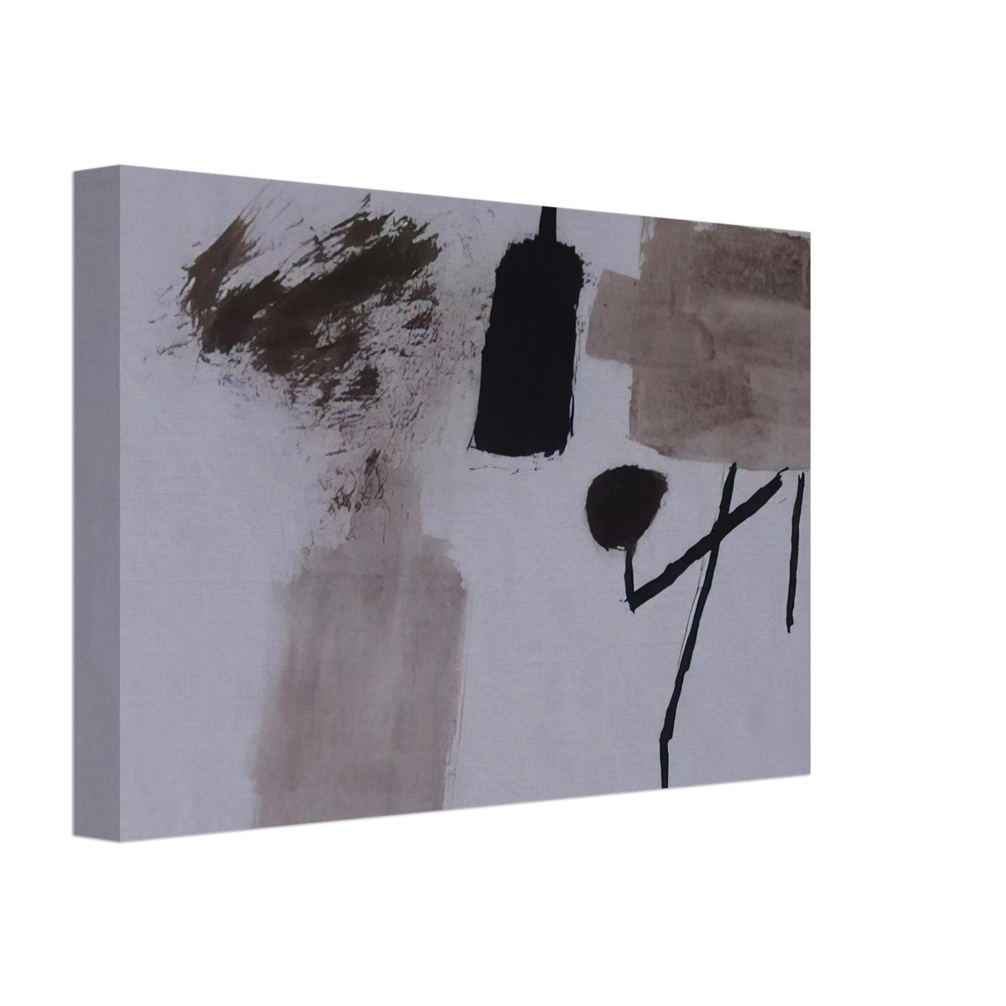 Julius Bissier - 8.7.58 Canvas - 40x60 cm / 16x24 inches-canvas