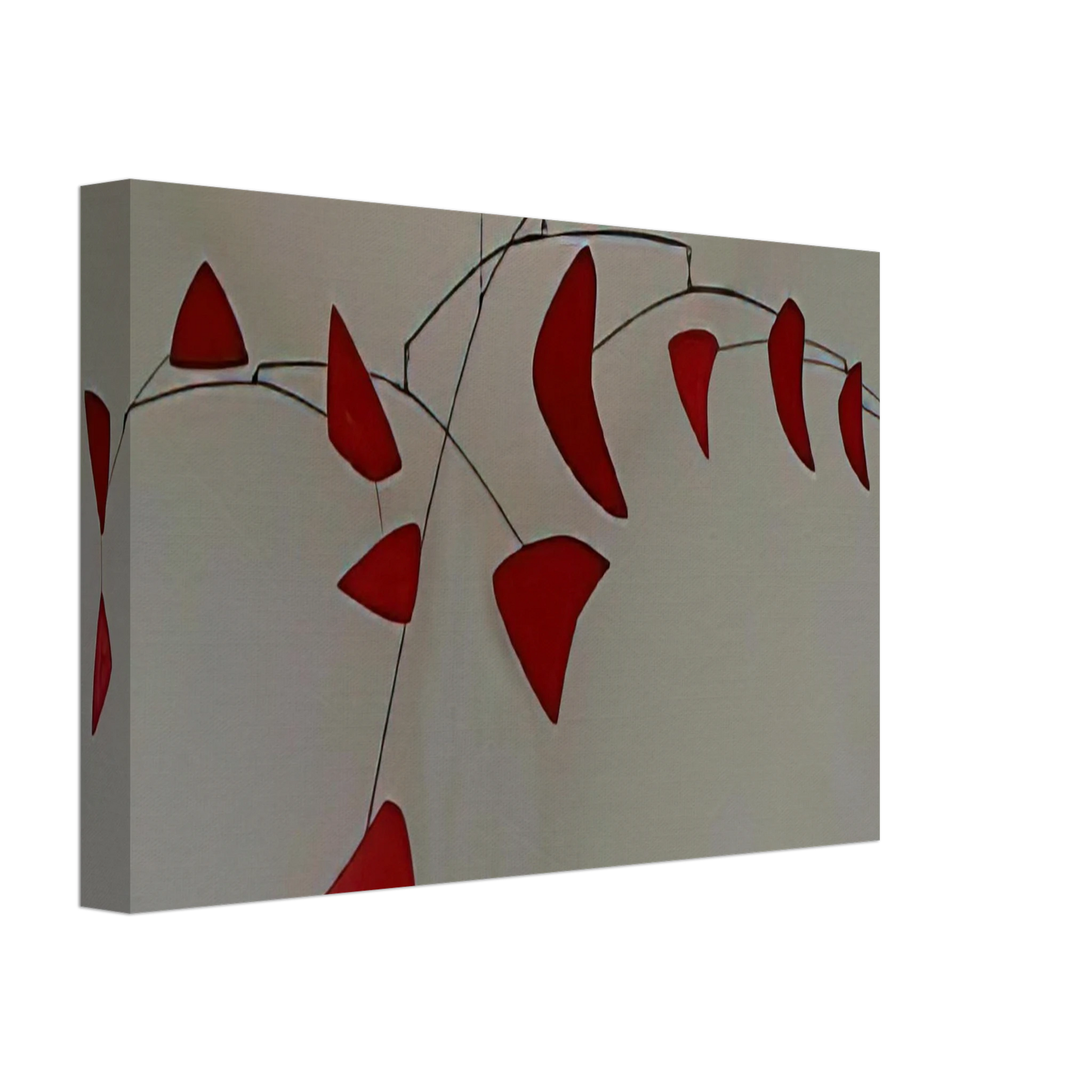 Alexander Calder - RED MOBILE 1956 Canvas - 70x100 cm / 28x40 inches-canvas