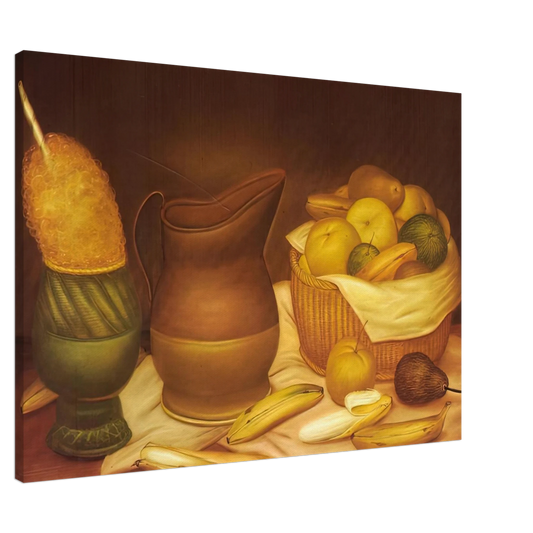 Fernando Botero - STILL LIFE 2 Canvas - 20x30 cm / 8x12 inches-canvas