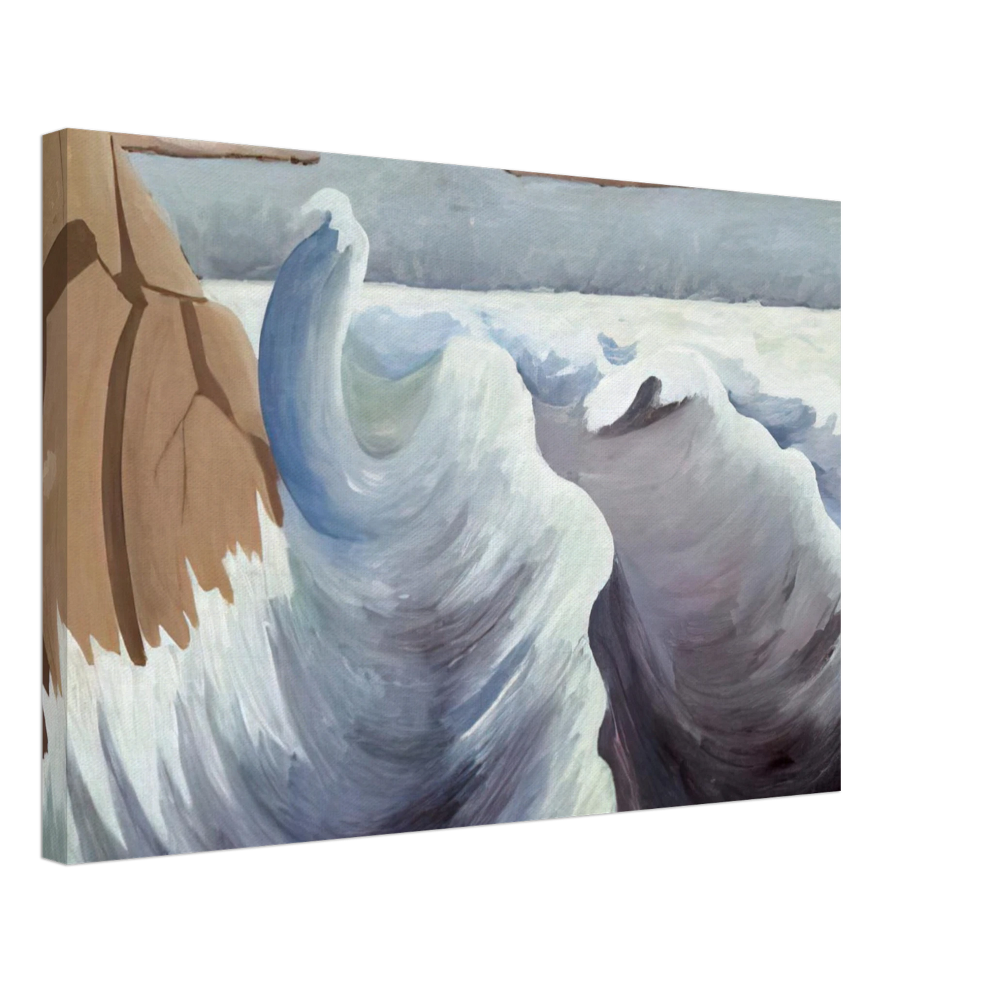 Lawren Harris - Shoreline - Art Nouveau Modern Canvas - 40x60 cm / 16x24 inches-canvas