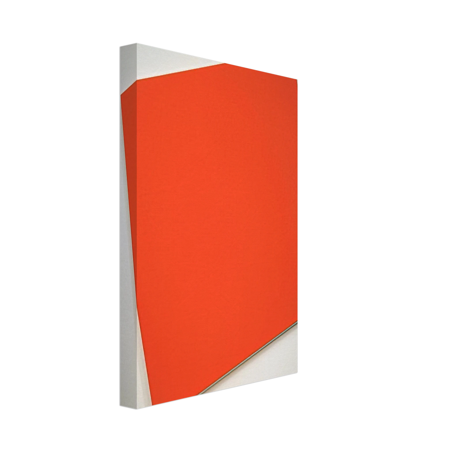Ellsworth Kelly - Red-Orange Panel with Curve Canvas - 40x60 cm / 16x24 inches-canvas