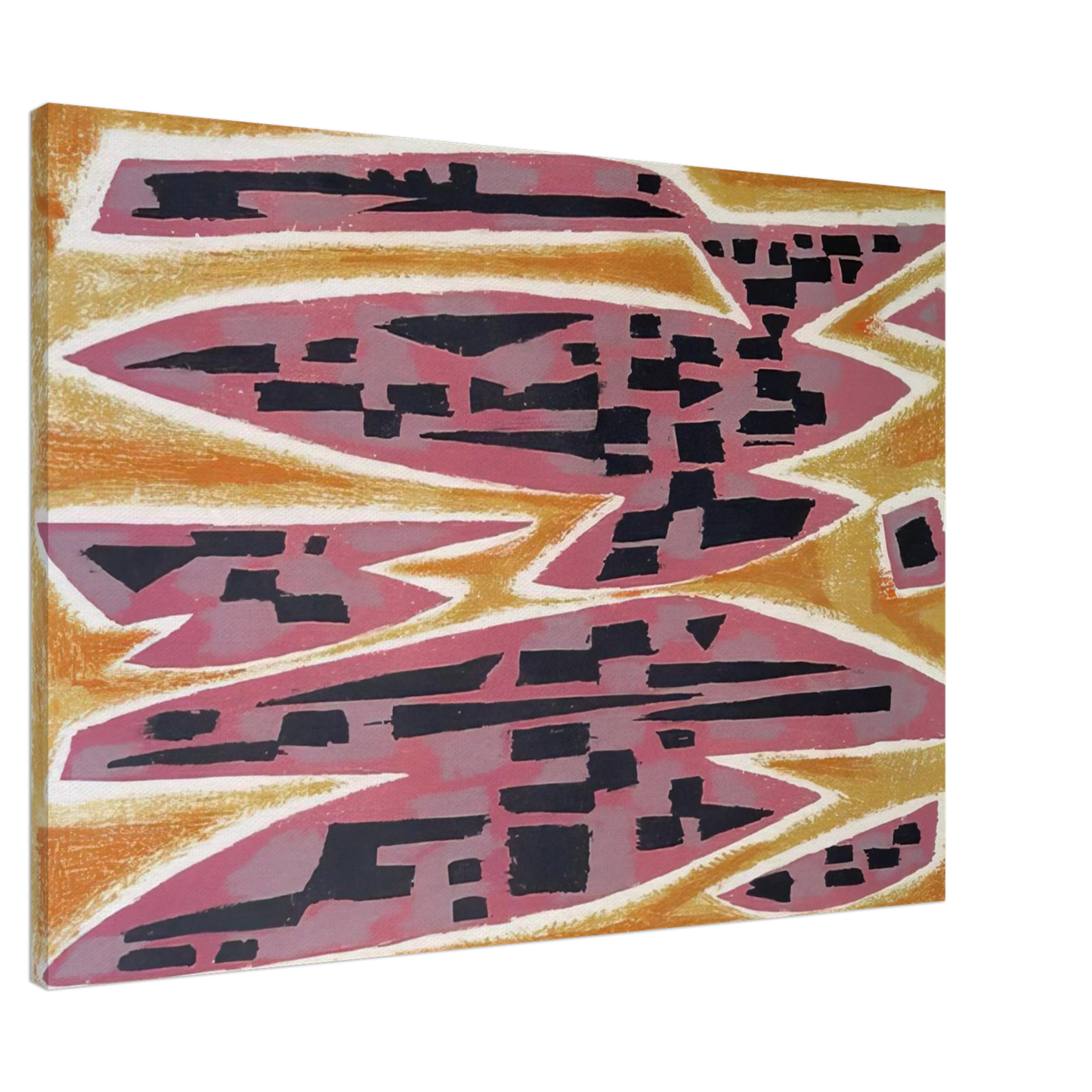 Alfred Manessier - Abstract Composition - 1955 Canvas - 20x30 cm / 8x12 inches-canvas