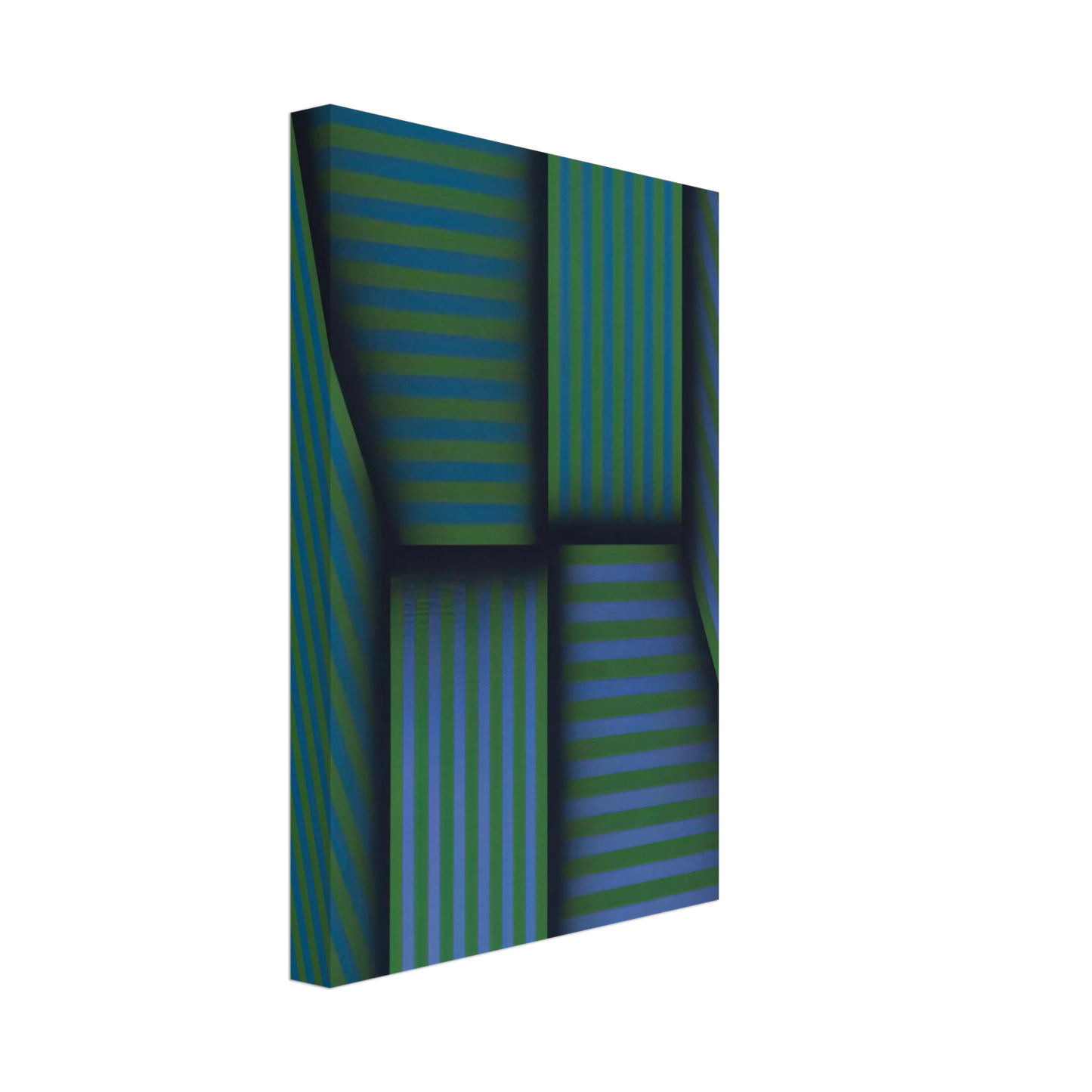 Omar Rayo - Scarlatti's Garden - Op Art Canvas - 70x100 cm / 28x40 inches-canvas