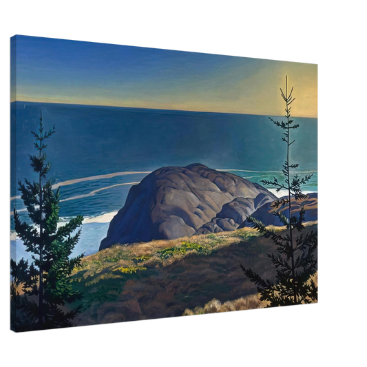 Rockwell Kent - Young Spruces, Maine Coast Canvas - 20x30 cm / 8x12 inches-canvas