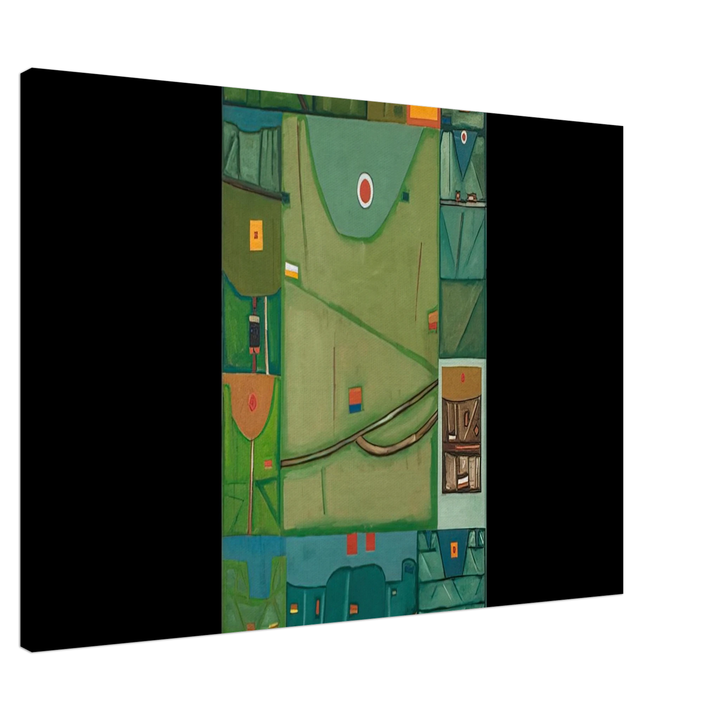 Jerzy Nowosielski - SUNRISE IN BIESZCZADY SUNRISE IN THE MOUNTAINS 1963 Canvas - 20x30 cm / 8x12 inches-canvas