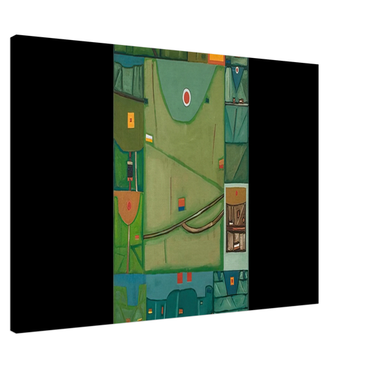 Jerzy Nowosielski - SUNRISE IN BIESZCZADY SUNRISE IN THE MOUNTAINS 1963 Canvas - 20x30 cm / 8x12 inches-canvas