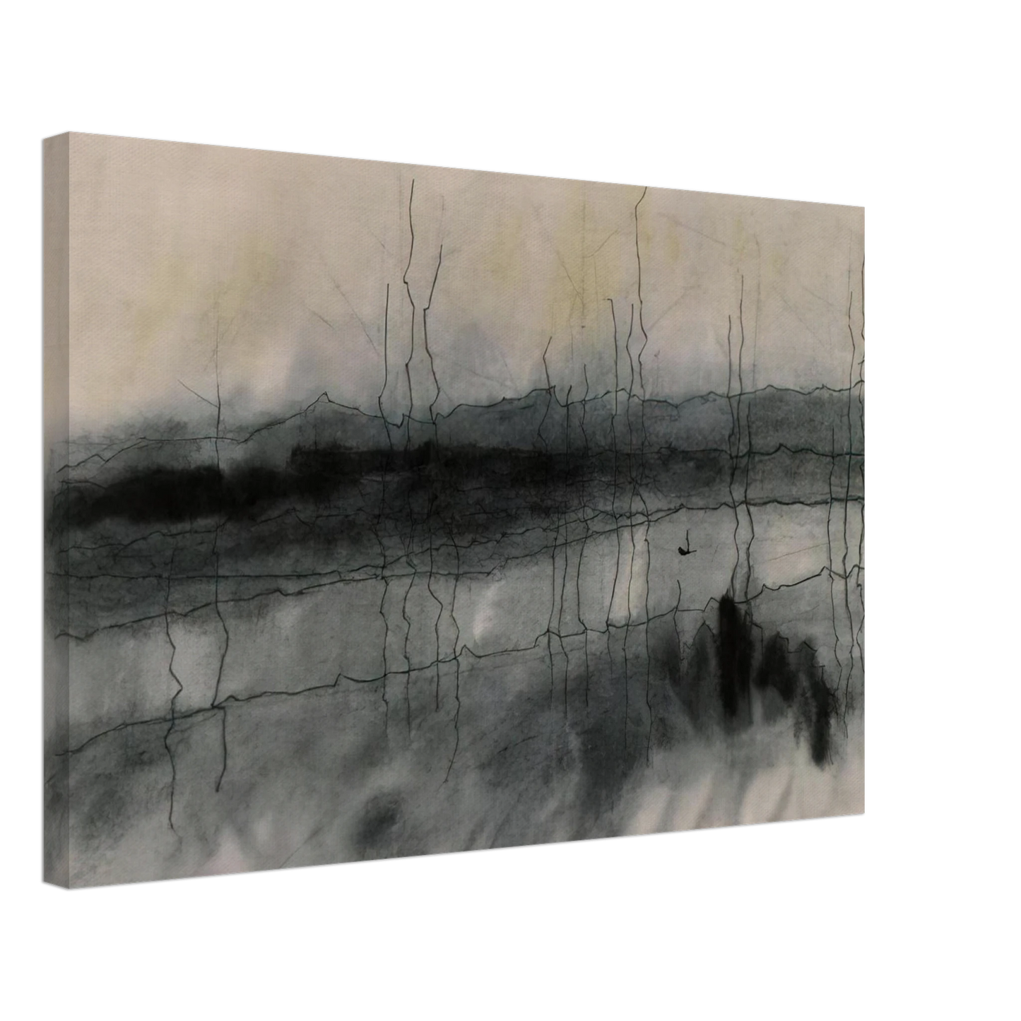 Lyonel Feininger - MYSTIC RIVER 1951 Canvas - 70x100 cm / 28x40 inches-canvas