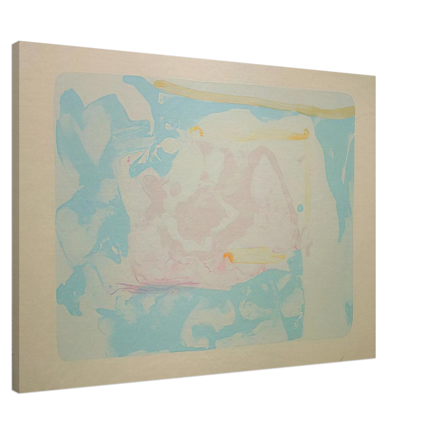 Helen Frankenthaler - Reflections III - 1995 Canvas - 20x30 cm / 8x12 inches-canvas