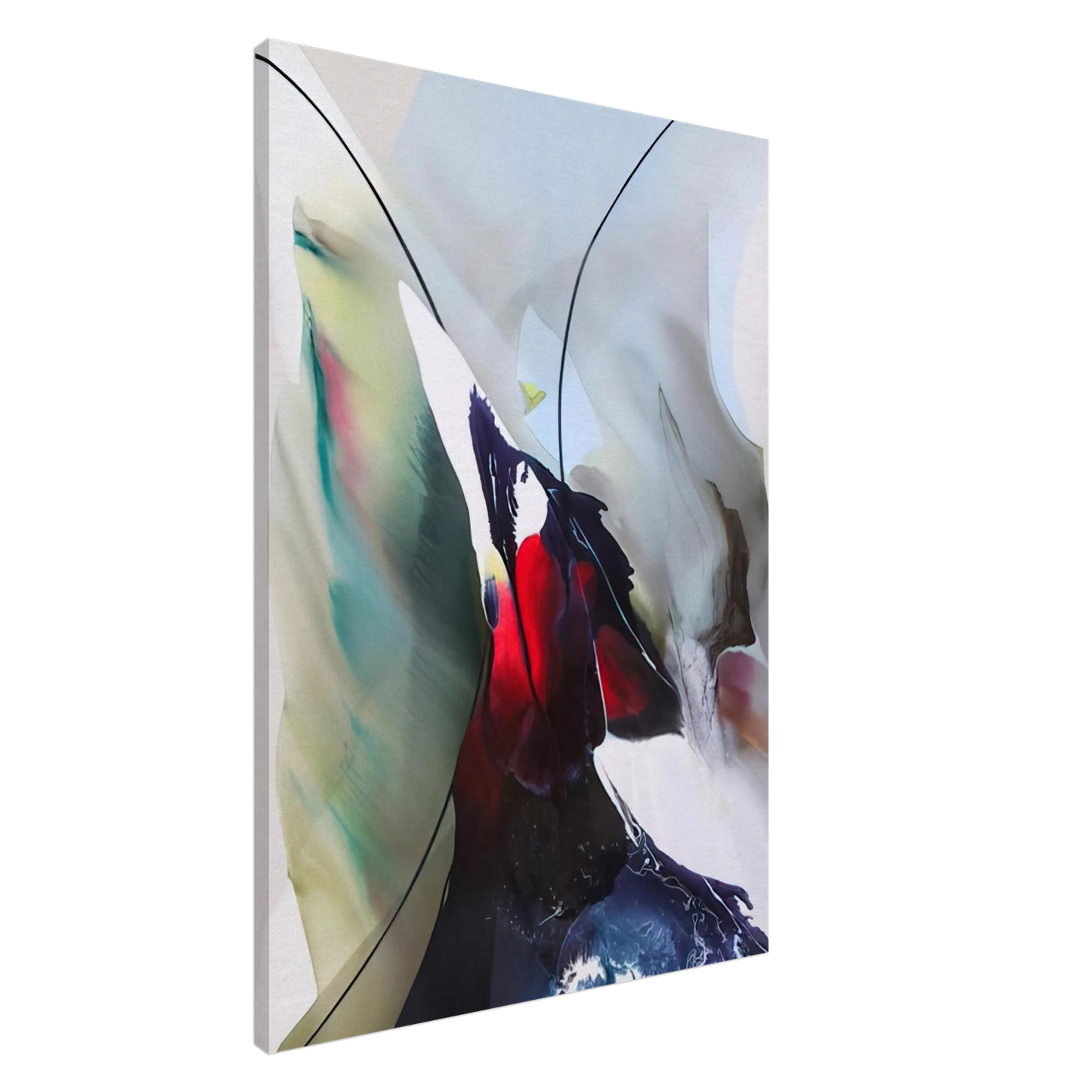 Paul Jenkins - Phenomena Tarot Over Canvas - 20x30 cm / 8x12 inches-canvas