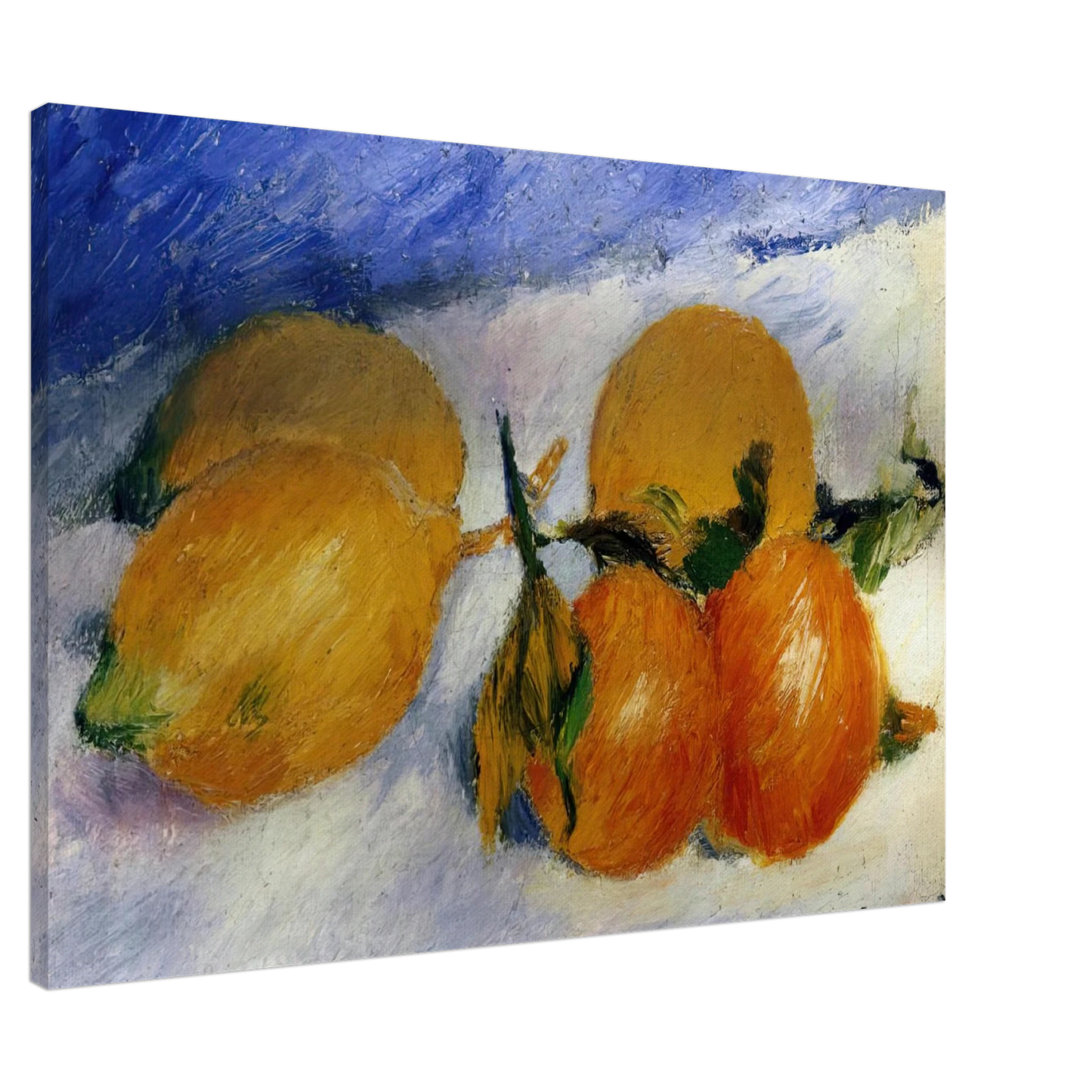 Pierre-Auguste Renoir - Still Life with Lemons and Oranges Canvas - 20x30 cm / 8x12 inches-canvas