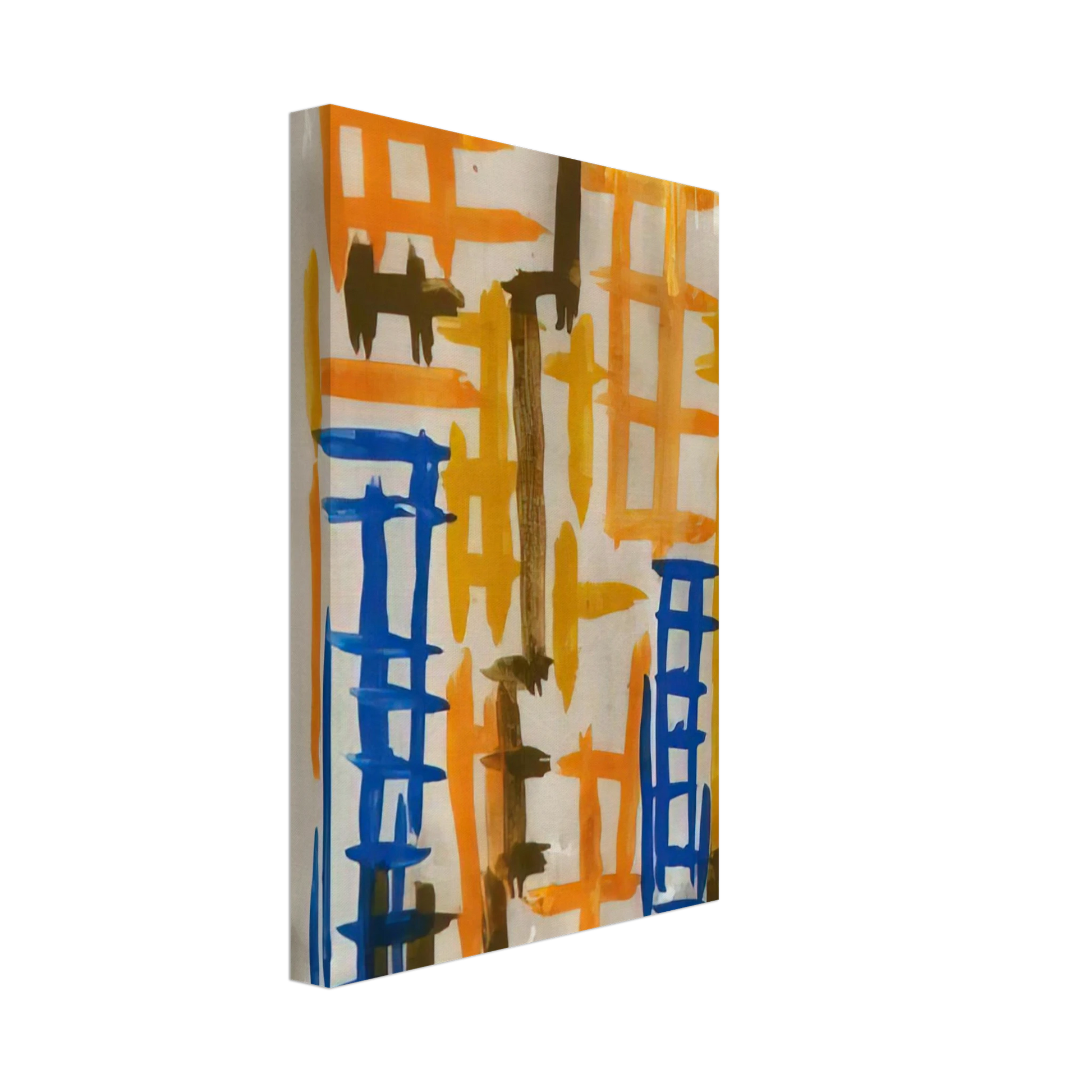 Gunther Forg - Untitled Gitterbild - 2001 Canvas - 70x100 cm / 28x40 inches-canvas