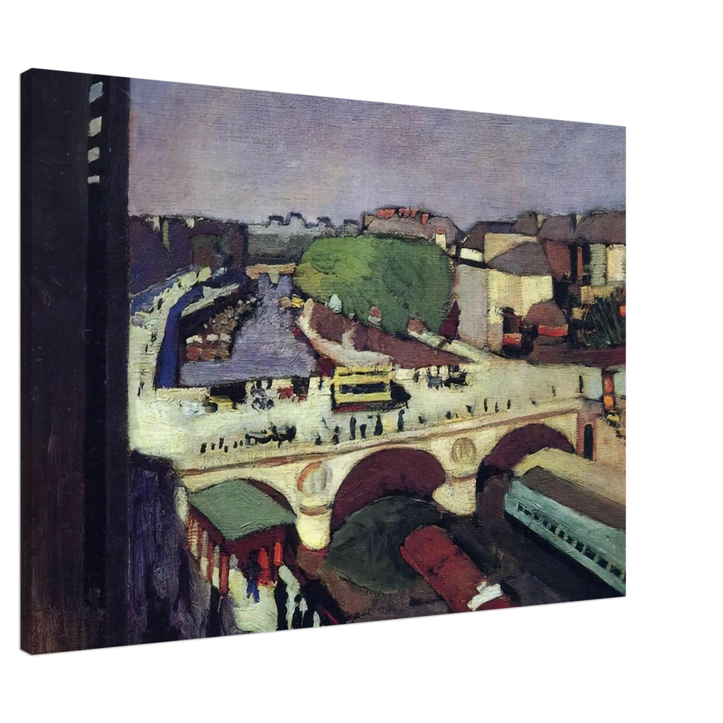 Henri Matisse - THE PONT SAINT MICHEL 1900 Canvas - 20x30 cm / 8x12 inches-canvas
