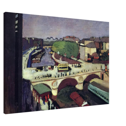 Henri Matisse - THE PONT SAINT MICHEL 1900 Canvas - 20x30 cm / 8x12 inches-canvas
