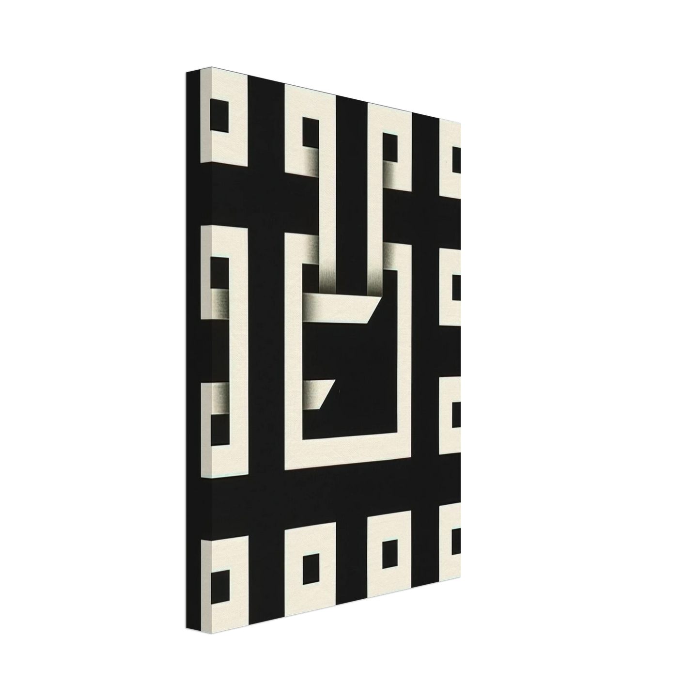 Omar Rayo - Clandestine Game XI - 1968 Canvas - 40x60 cm / 16x24 inches-canvas