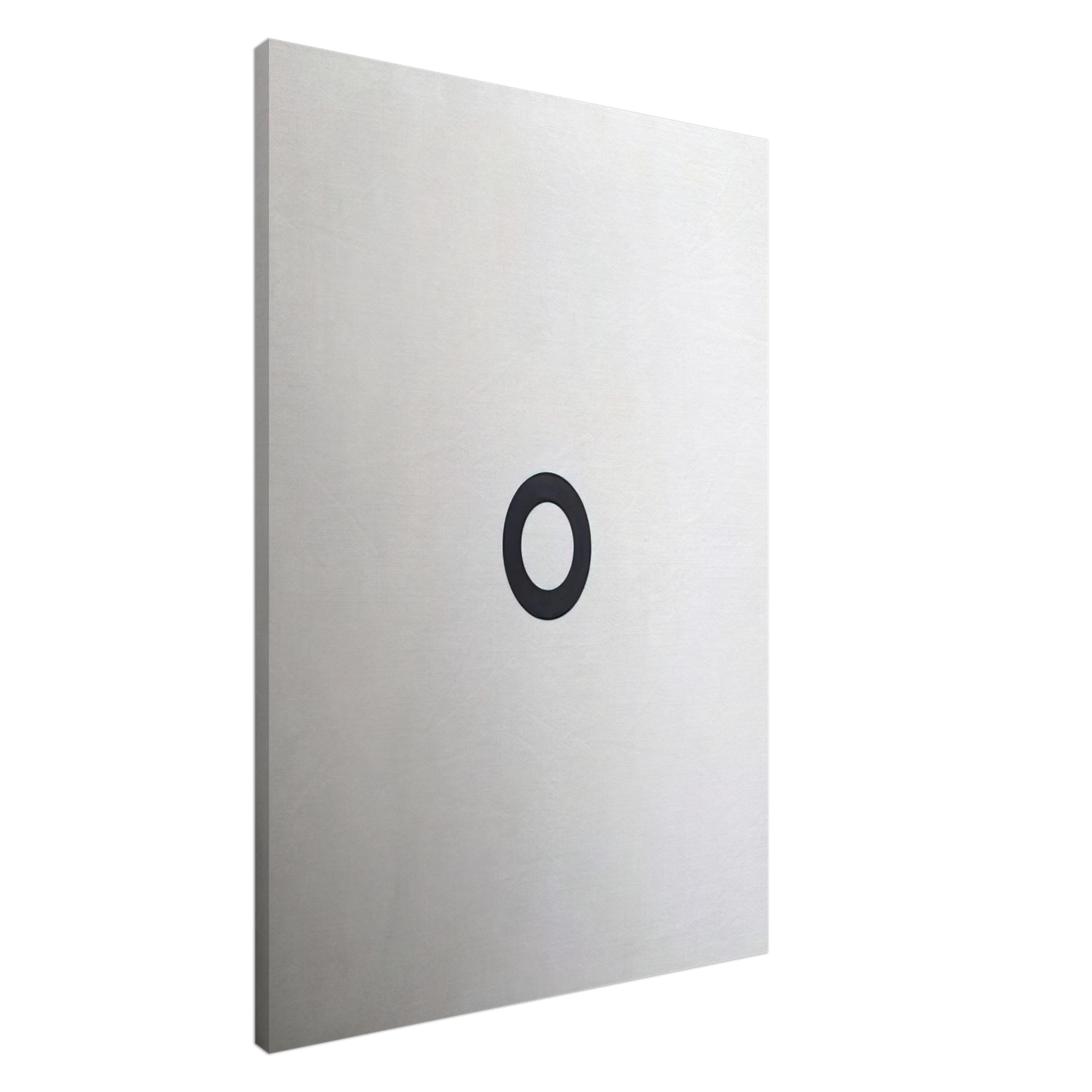 Daniel Buren - Cercle noir sur fond blanc - 1967 Canvas - 20x30 cm / 8x12 inches-canvas