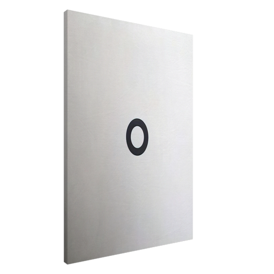 Daniel Buren - Cercle noir sur fond blanc - 1967 Canvas - 20x30 cm / 8x12 inches-canvas