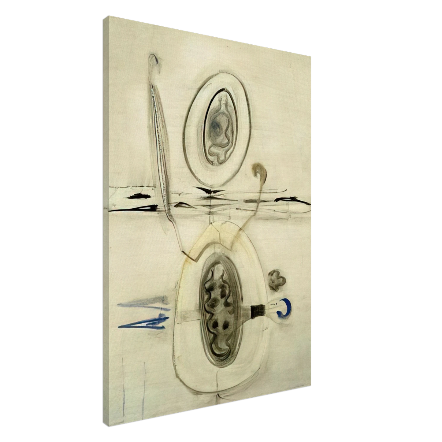 Mark Rothko - Untitled - 1940 Canvas - 20x30 cm / 8x12 inches-canvas