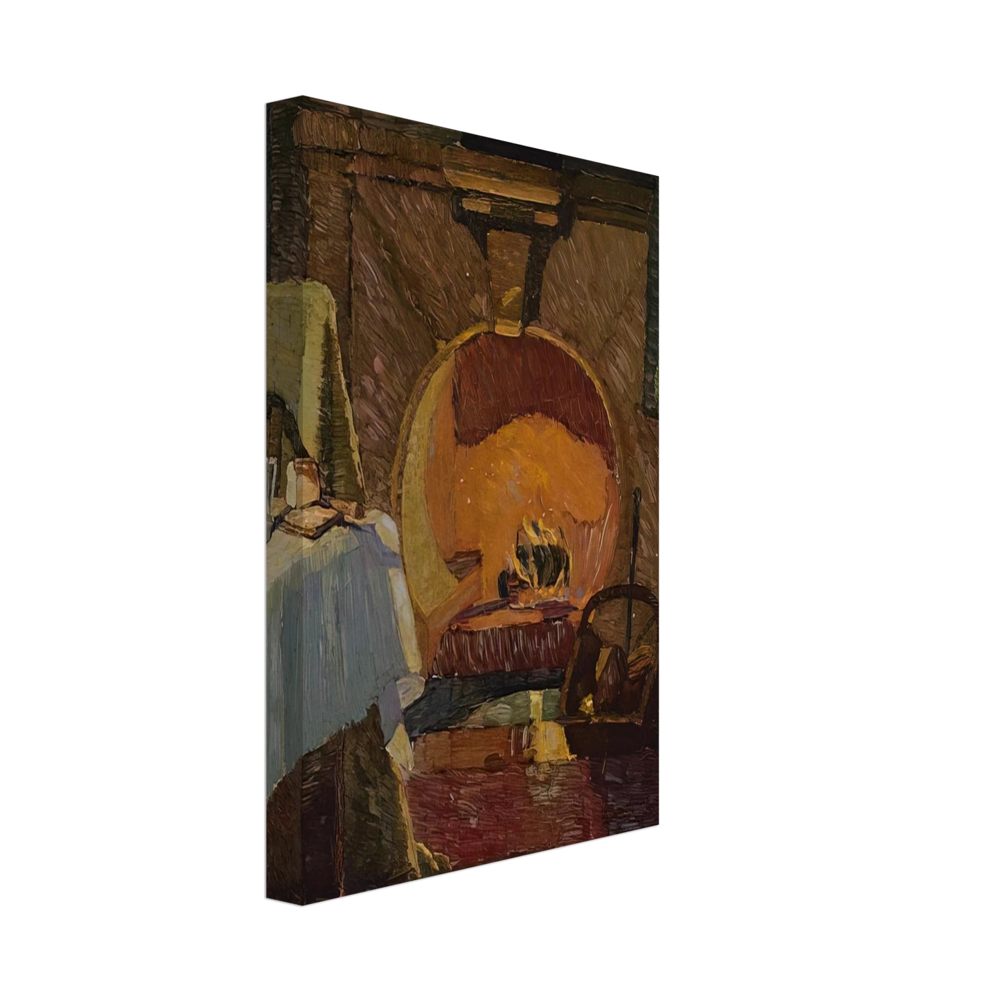 Grace Cossington Smith - Firelight - 1919 Canvas - 70x100 cm / 28x40 inches-canvas