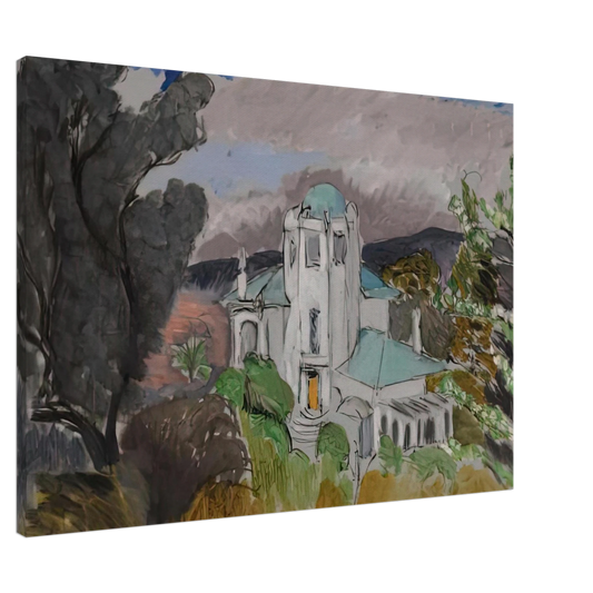 Henri Matisse - BLUE VILLA 1918 Canvas - 20x30 cm / 8x12 inches-canvas