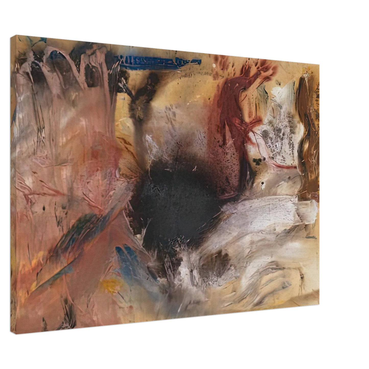 Helen Frankenthaler - Sun Spot, 1954- Canvas - 20x30 cm / 8x12 inches-canvas